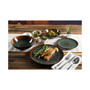 Kyoto Teal 16-piece Double Bowls Dinnerware Set, Service for 4