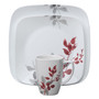 Kyoto Leaves Square 16-Pc. Set, Service for 4