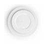 Cara 16 Piece Round Porcelain Dinnerware Set in White