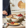 Luna Nesting White 8 Piece Dinnerware Set