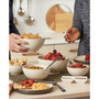Luna Nesting White 8 Piece Dinnerware Set