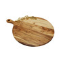 Wood Charcuterie Board Coral Design, 19" x 1"