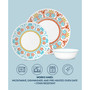 Global Collection, Terracotta Dreams, 12-Piece Dinnerware Set, Service for 4