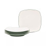 Colorwave Square Dinner Plates, Set of 4