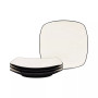 Colorwave Square Dinner Plates, Set of 4