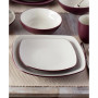 Colorwave Square Dinner Plates, Set of 4