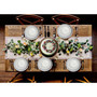 Carlotta-Mix and Match Gold Trim 57-PC Dinnerware Set, Service for 8
