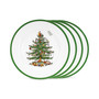 Christmas Tree Dinner Plates, Set of 4