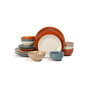 Siterra Painters Palette 16 Piece Dinnerware Set, Service for 4