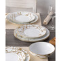 Raptures Gold 12 Piece Set, Service For 4