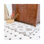 Double Quatrefoil Bath Rug Set