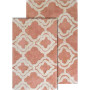 Double Quatrefoil Bath Rug Set