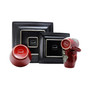 Winter Bloom 16 Piece Square Stoneware Dinnerware Set