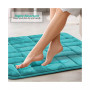 Ultra Soft Non-Slip Plush Memory Foam Bath Rug - Small 17"x24" - Tiled Design