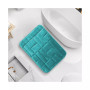 Ultra Soft Non-Slip Plush Memory Foam Bath Rug - Small 17"x24" - Tiled Design