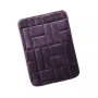 Ultra Soft Non-Slip Plush Memory Foam Bath Rug - Small 17"x24" - Tiled Design