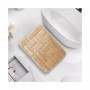 Ultra Soft Non-Slip Plush Memory Foam Bath Rug - Small 17"x24" - Tiled Design