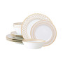 Eternal Palace Gold 12-Pc Dinnerware Set, Service for 4