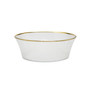 Pebbled Glass Bowl Raised Rim with Border