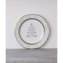 Charlotta 9" Holiday Tree Accent Plates, Set of 4