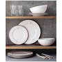 Dinnerware, Platinum Wave 12 Piece Set