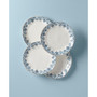 Blue Bay Dinner Plate Set/4  Ikat