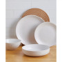 Lauren 16 Pieces Dinnerware Set, Service For 4