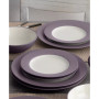 Colorwave Rim Dinner Plates, Set of 4