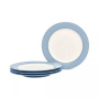 Colorwave Rim Dinner Plates, Set of 4