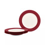 Colorwave Rim Dinner Plates, Set of 4