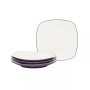 Colorwave Square Salad Plates, Set of 4