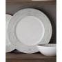 Hammock "Stripes" Rim Dinner Plates, Set of 4