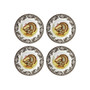 Woodland Turkey 4 Piece Salad Plates, Service for 4