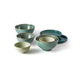 Luna Nesting Green 8 Piece Dinnerware Set