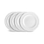 Dinnerware, Set of 4 Antique White Bread and Butter Plates