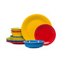 Bright Colors 12-Pc. Classic Dinnerware Set, Service for 4
