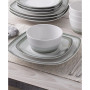Colorscapes Layers 12 Piece Square Dinnerware Set