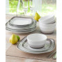 Colorscapes Layers 12 Piece Square Dinnerware Set