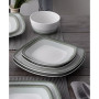 Colorscapes Layers 12 Piece Square Dinnerware Set