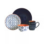 Tangiers 16 Piece Dinnerware Set, Service for 4