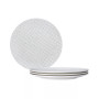 Hammock Dots Coupe Dinner Plates, Set of 4