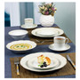 Tova Wavy 24-Pc. Dinnerware Set, Service for 4