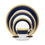 Odessa Cobalt Gold 5 Pc Place Setting