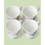 Butterfly Meadow Hydrangea Collection 4-Pc. Mug Set