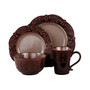 Bonita 16 Piece Stoneware Dinnerware Set, Service for 4