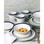 Stripe 16 Piece Service for 4 Dinnerware Set
