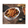 French White 4-Qt. Oval Casserole with Glass Lid
