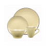 16 Piece Stoneware Scroll Dinnerware Set, Service for 4