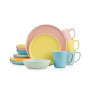Elena 16 Pieces Dinnerware Set, Service For 4