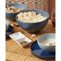 Luna Nesting Blue 8 Piece Dinnerware  Set